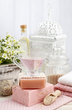 pembe spa set
