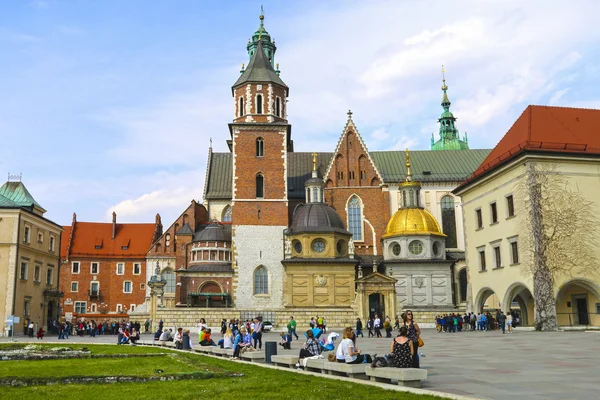 Wawel Kraliyet Kalesi, Krakow, Polonya. — Stok fotoğraf