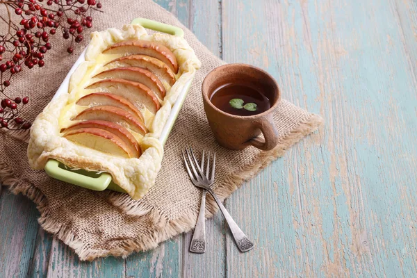 Apfelkuchen — Stockfoto