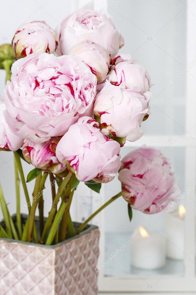 Pink Peonies Stock Photo By ©agneskantaruk 82987234