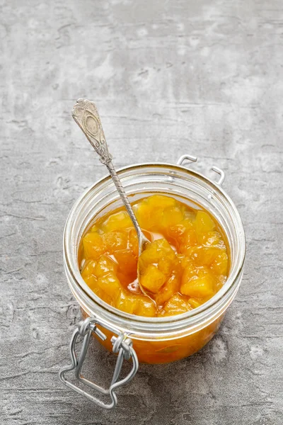 Peach jam — Stock Photo, Image