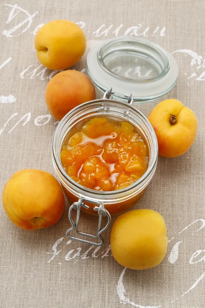 Peach jam — Stock Photo, Image