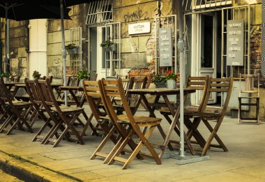 Kazimierz, Krakow, Polonya'nın eski Yahudi bölge.