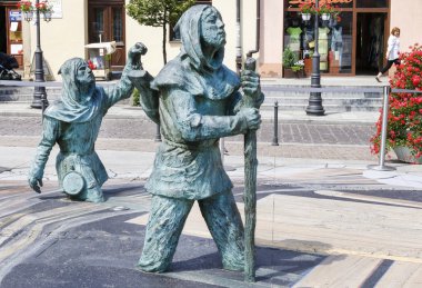 3D yanılsamalı resim ve heykel ana Pazar Meydanı, kablosuz