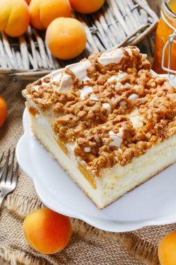 Şeftali peynirli kek