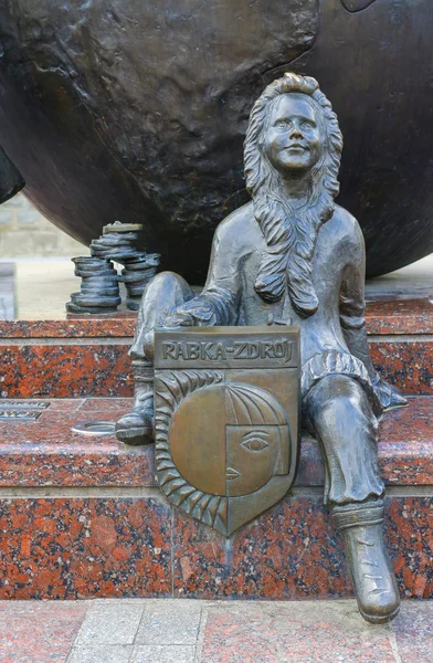 Detail of monument Children of The World in Rabka Zdroj, Poland. — Stock Photo, Image