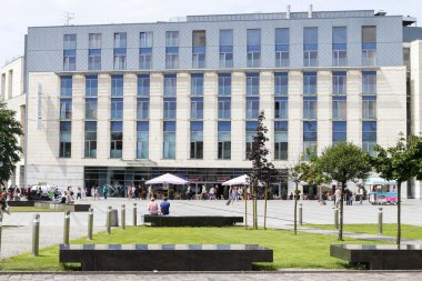 Modern hotel in Krakow, Poland.
