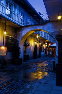 Kazimierz, Krakow, Polonya'nın eski Yahudi Mahallesi.