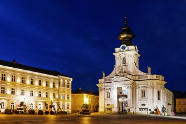 Basilica in Wadowice, Poland. clipart