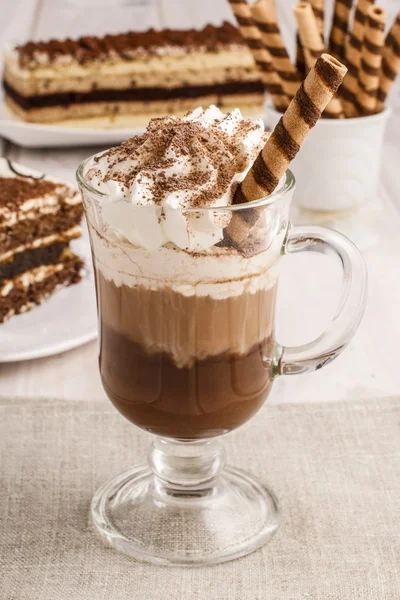 Irisches Kaffee-Dessert — Stockfoto