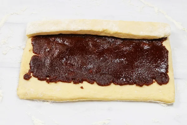 Comment faire des biscuits au chocolat. Pas à pas — Photo