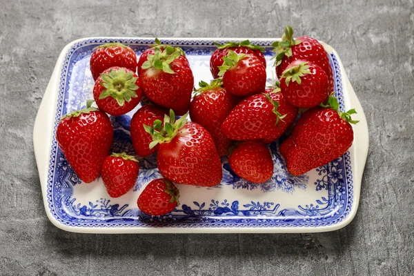 Ripe strawberries fruits — Stock Photo, Image