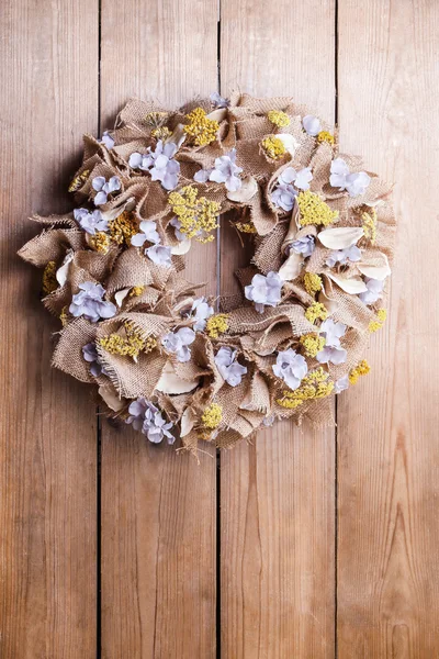 Autumn door wreath — Stock Photo, Image