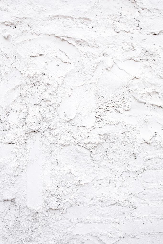 White concrete wall texture with paint