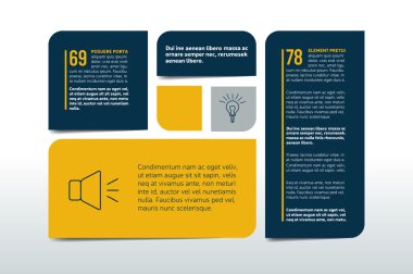 Tablo, grafik, zamanlama, metin afiş, sekme şablonu. Infographics öğeleri.