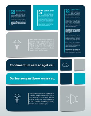 Big Table, chart, schedule, text banner, tab template. Infographics elements.