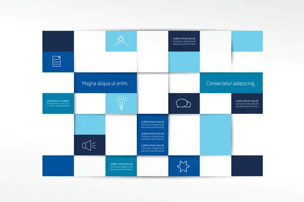 Flat minimalistisk tabell, fliken, schema. — Stock vektor