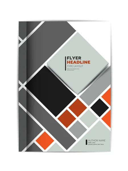 年度报告小册子、 传单、 小册子、 演示文稿、 文本模板布局的覆盖面。矢量. — 图库矢量图片
