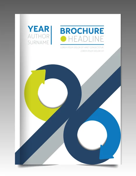 Broşür kapak. Yıllık rapor kapağı. El ilanı kapak. Broşür kapak. Sunu kapak. Metin şablonu düzeni koruyun. Vektör. — Stok Vektör