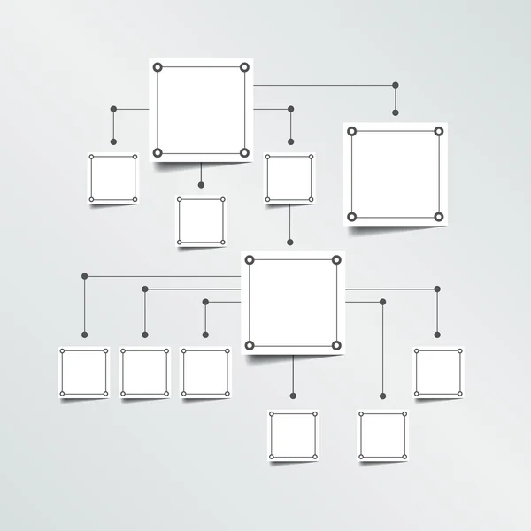 Flow chart infographic. — Stock Vector