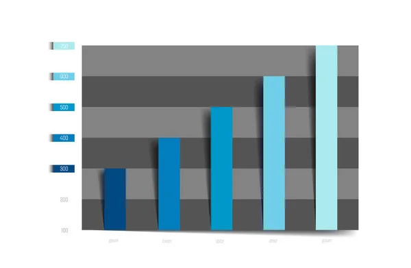 Graf Graf Schéma Jednoduše Barevně Upravitelné Prvek Infographics Vektor — Stockový vektor