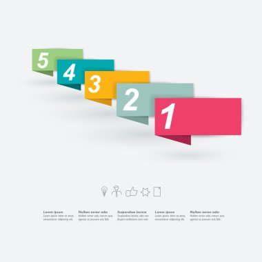 zaman çizelgesi Infographic şablonu. konuşma kabarcık kavramı. vektör.