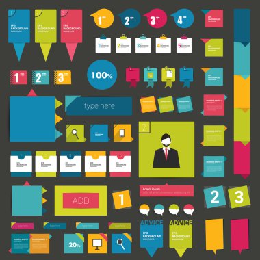 konuşma balonları küme. çeşitli balonlar konuş. vektör.