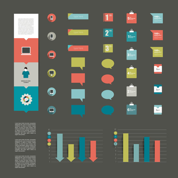 Infographic set elements.
