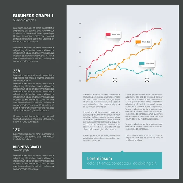 Brochura, folheto, boletim informativo, modelo de layout de relatório anual . — Vetor de Stock