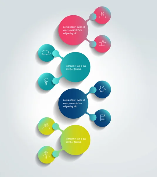 Vývojový diagram schéma, schéma. Infographic algoritmus alelement. — Stockový vektor