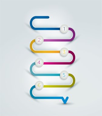 Yılan konuşma balonu şablonu. Infographics öğeleri.