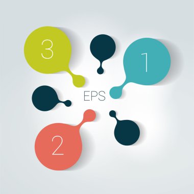 Daire numarası diyagramı, seçenekleri, adım adım şablonu.