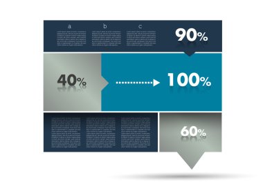 Zamanlama, etiket, banner. Minimalist vektör tasarım Infographic.