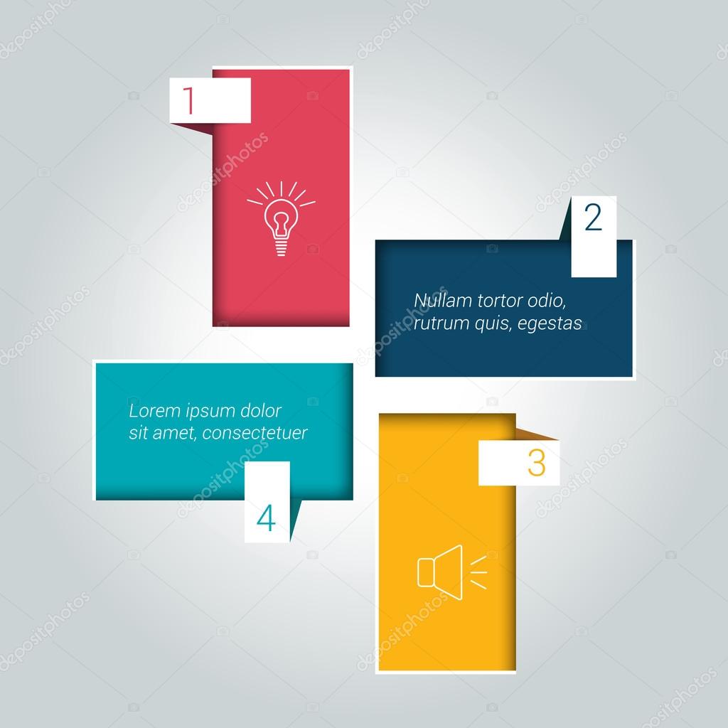 Four steps arrow scheme, chart, diagram, module. Stock Vector by ©Kubko ...