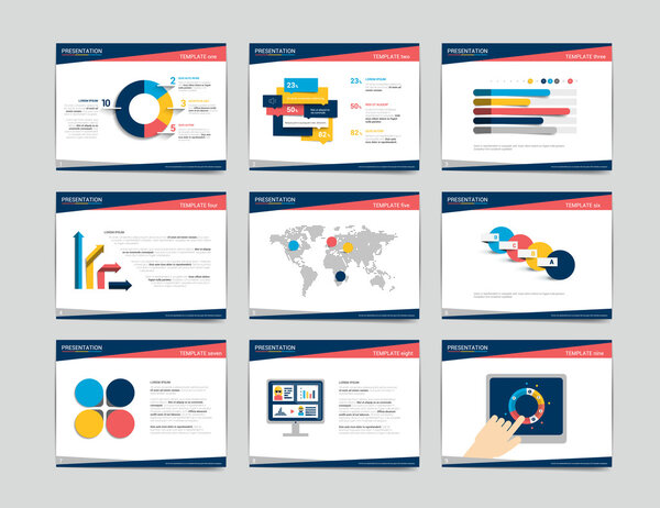 Presentation business templates. Infographics for leaflet, poster, slide, magazine, book, brochure, website, print.