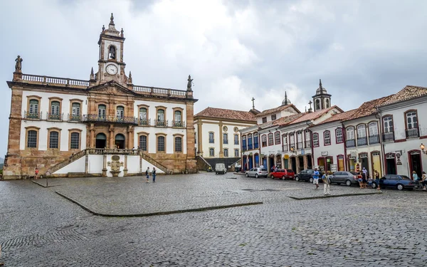 Sao Joao Del Rei, Minas Gerais, Brazil - January 25, 2020: Typical Street  At Historical Center, Known As The Crooked Houses Street (Rua Das Casas  Tortas). Stock Photo, Picture and Royalty Free Image. Image 148827383.