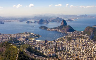 rio de Janeiro havadan görünümü