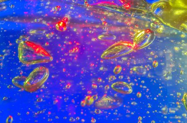 Kabarcık jel doku. Soyut.