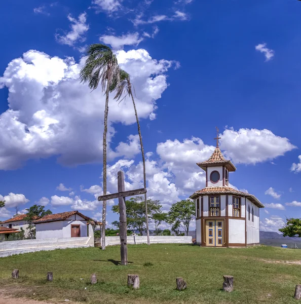 Capela em Milho Verde, Minas Gerais, Brasil  . — Fotografia de Stock