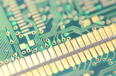 elektronik devre kartı, bilgisayar içinde closeup