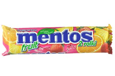 Mentos chewy drajelik beyaz izole