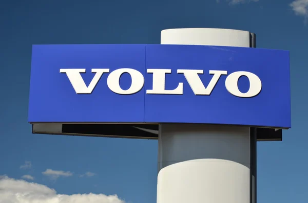 Logo von Volvo. lizenzfreie Stockfotos