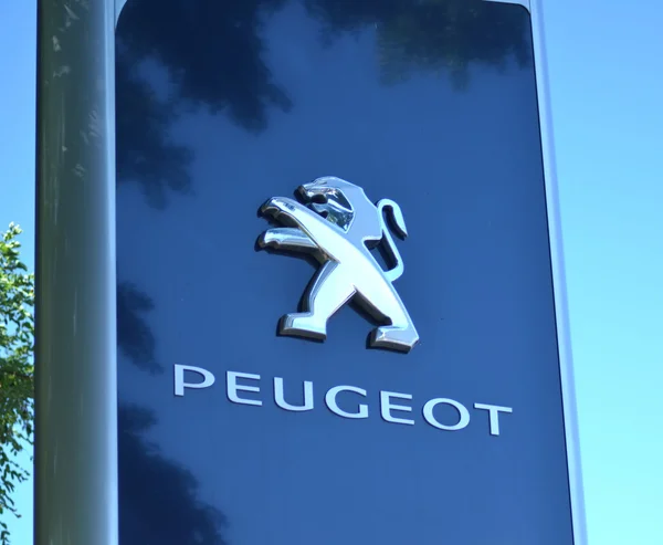 Logo van peugeot. — Stockfoto