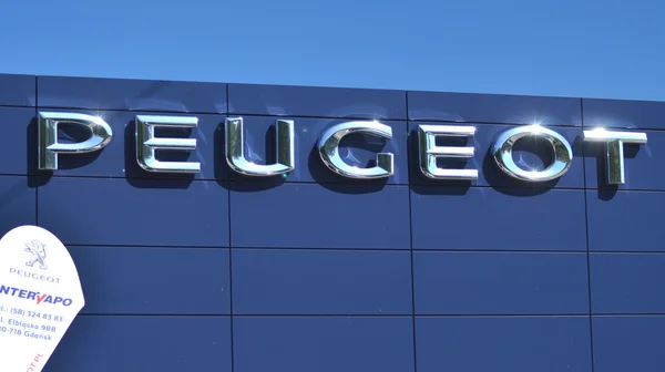 Logotipo de peugeot . — Foto de Stock