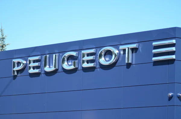 Logo van peugeot. — Stockfoto