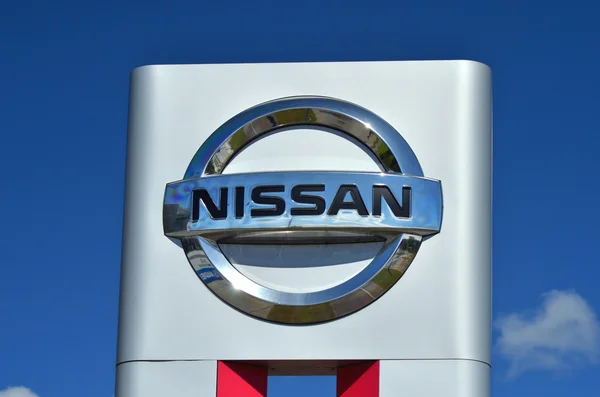 Logo a Nissan — Stock Fotó