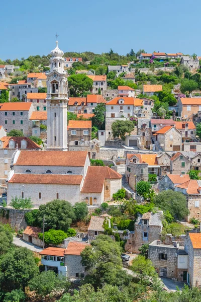 Scenic View Lozisca Village Located West Brac Island Croatia — Stock Photo, Image