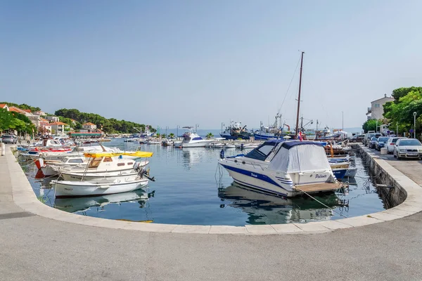 Pittoreske Baai Het Dorpje Sumartin Sumartin Gelegen Aan Oostkust Van — Stockfoto