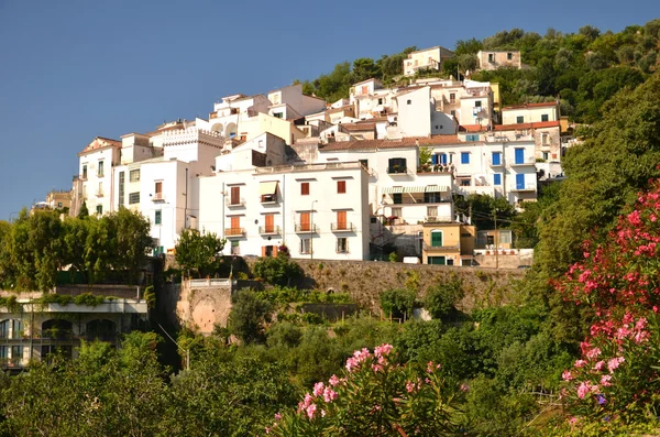 Scenic view of village raito on amalfi coast in Italy — Stock Photo, Image