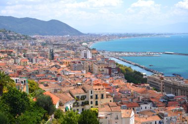 güzel manzara Salerno campania bölgesinde, İtalya